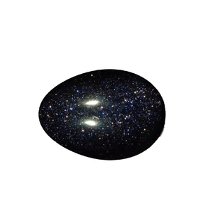 Œuf de Yoni en pierre naturelle de Goldstone bleu, œuf de jade semi-précieux pour la protection énergétique, exercice vaginal, sculpté Feng Shui Direct - Product Image 2