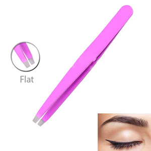 Custom Logo 3PCS Professional Eyebrow Tweezers Set Slant <b>Point</b> and Straight Tip Stainless Steel Tweezers - Product Image 4