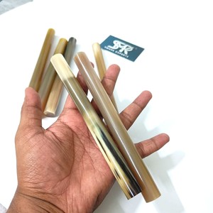 Premium Natural Buffalo Horn Rolls Polished Smooth Rods for Knife Handle Making Jewelry Inlay Carving DIY Craft Material Supply - Product Image 5