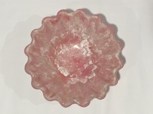 Cuenco para Servir Venus de Resina Pulida Hecho a Mano, con Diseño de Espiral Terrestre Rosa, Grande, Ecológico, de Grado Alimenticio, Duradero, para Hogar y Hotel - Product Image 5