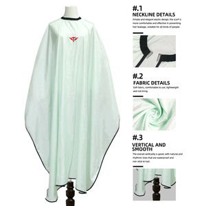 Ventes en gros de capes de coiffeur imperméables personnalisées avec logo, capes de coupe de cheveux de haute qualité pour adultes - Product Image 3