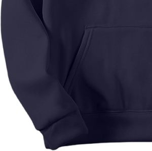 Wholesale Custom <b>Plain</b> <b>Black</b> Hoodie 100% Cotton Heavyweight Oversized Pullover Hoodie Blank Streetwear <b>Sweatshirt</b> OEM ODM - Product Image 6