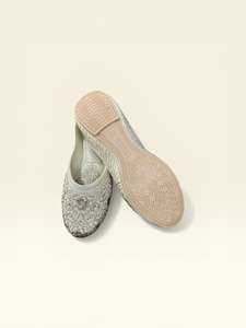 Zapatillas de Ballet Tradicionales Punjabi Bordadas para Mujer con Forro de Tela - Product Image 4