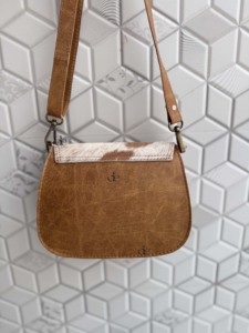 Sac à bandoulière en cuir de vachette pour femme, style western, nouvelle collection, sac à main bohème multi-usages en cuir à poils - Product Image 3