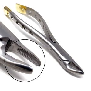 Pinzas de Extracción Dental de Acero Inoxidable Anguladas, Instrumento de Cirugía Oral de Precisión, Extractor Dental Profesional - Product Image 3
