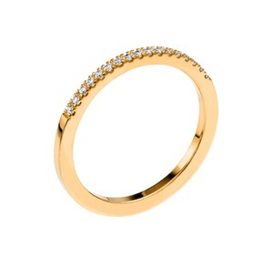 Bague de Fiançailles et de Mariage en Moissanite, Plaqué Or Argent Sterling, Luxe Certifié, pour Femme, Anniversaire, Fête, Promesse - Product Image 2