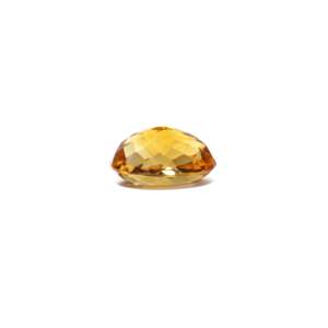 3 Carat Oval Cut Golden Citrine Loose Gemstone for Fine Jewelry - Product Image 3