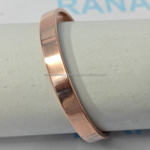 <b>Adjustable</b> Pure Copper Magnetic <b>Bracelet</b> Modern Design for Anniversary Gift and Comfortable Wear with Joint Pain Support - Product Image 1