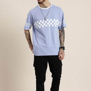 Camiseta de Manga Corta para Hombre, 100% Algodón Italiano, Casual, Lisa, de Secado Rápido, Antiencogimiento, Tejida, Venta al Por Mayor del Fabricante - Product Image 3