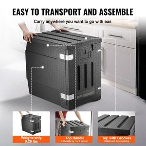 Contenitore Termico per Alimenti a Caricamento Frontale da 82 Qt in LLDPE con Doppia Chiusura a Fibbia per Catering - Product Image 5