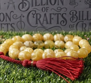 Traditional <b>Resin</b> Misbaha 33 Beads Islamic Tasbih Muslim Prayer Beads Dhikr Zikr Rosary Wholesale Gift - Product Image 5