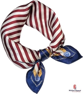 Custom Printed Short <b>Scarf</b> Fabric High Quality OEM ODM White Label Textile Manufacturer Fashion Accessories Export Supplier - Product Image 2