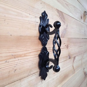 Poignée de porte en fer forgé Iron Nature, résistante à la rouille, facile à installer, finition peinte style asiatique pour portails - Product Image 5