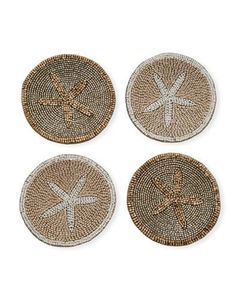 Magnifique ensemble de dessous-de-verre brodés à la main pour tasses à café élégantes, tasses à thé et verres à boisson - Product Image 1