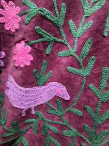 Winter Multicolor Suzani Embroidered <b>Velvet</b> ODM <b>Jacket</b> <b>Women</b> Breathable Handcrafted Artisan Custom Made - Product Image 5