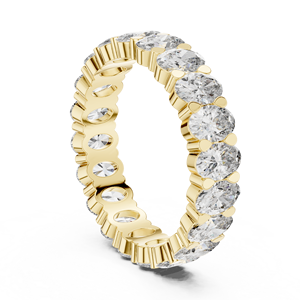 Anillo de Diamantes Cultivados en Laboratorio de Corte Ovalado y Redondo de Lujo, Joyería Elegante para Bodas, Proveedor Mayorista OEM - Product Image 5