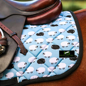Tapis de selle pour chevaux de haute qualité, sublimation, excellente qualité, prix de gros, confort pour l'équitation, utilisation polyvalente. - Product Image 5