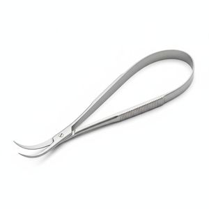 Ciseaux à ressort multifonctionnels en acier pour la beauté, lames tranchantes en acier inoxydable, droits, durables, réutilisables, pour droitiers, pour le nail art - Product Image 4