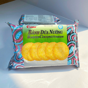 Irresistible Baked Coconut Crackers Crispy Sweet 160g Round Snack ODM Factory Direct |Sampling Service - Product Image 6