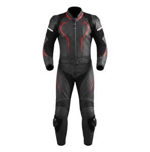 Combinaison de course professionnelle pour homme en cuir de vache/crocodile véritable, 1 pièce, avec protection CE niveau 2, sur mesure - Product Image 1