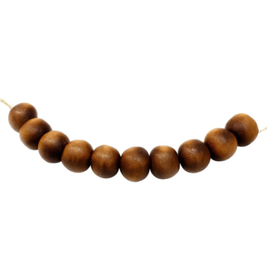 Cuentas espaciadoras redondas de madera natural para la fabricación de joyas y accesorios de manualidades DIY - Product Image 2