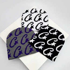 Bonnet en tricot chaud de haute qualité pour les voyages d'hiver, nouvelle tendance, bonnet à revers extensible pour un style décontracté - Product Image 3