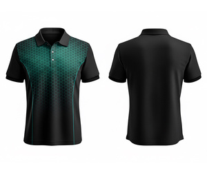 Polyester Full Sublimation Polo Shirt with UV Protection & Breathable Design for Men Women Youth Quick-Dry Dry-Fit Active Polo - Product Image 4