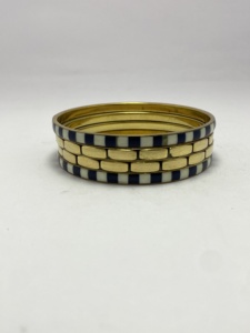 Unique Design Fashion Resin Brass <b>Bangles</b> for Women Stylish Ethnic Jewelry for Party Wear and Gift Collection Available For Sale - Product Image 6