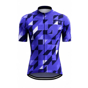 เสื้อจักรยานพิมพ์ลายตามสั่ง ระบายอากาศ แห้งเร็ว ผลิตจากโพลีเอสเตอร์ 100% สำหรับผู้ชาย เหมาะสำหรับปั่นจักรยานบนถนน แข่งจักรยานเสือภูเขา ขายส่ง - Product Image 2