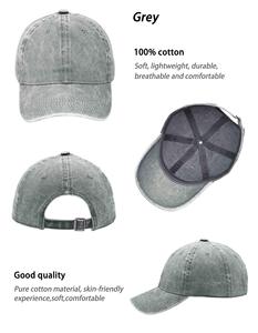 Gorra de Béisbol Estilo Vintage con Visera Curva, Cómoda para Uso en Todas las Estaciones, Informal para Actividades al Aire Libre, Color Sólido de Moda - Product Image 6