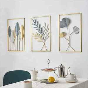 Escultura de Pared de Metal con Diseño Moderno Art Deco, Forma Circular, Personalizable, Lavable, Decoración para Sala de Estar y Hogar - Product Image 4