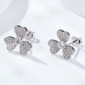 Top Quality <b>Moissanite</b> Diamond <b>Earrings</b> for Women Premium Fashion Jewelry <b>Earrings</b> for Daily Wear and Gift Available For Sale - Product Image 5