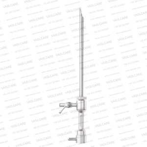 Cánula Manual de Extremo Plano Daniel con Válvula de Retención Única, 5mm, Acero Inoxidable Alemán, Certificación CE Clase I, para Lifting Facial Endoscópico - Product Image 5
