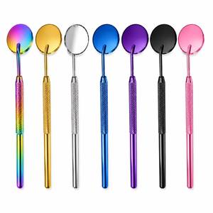 Juego de Espejos Quirúrgicos Dentales Morje, 7 Colores, Acero Inoxidable, Espejo de Aumento Montado en Pared para Revisión Dental - Product Image 1