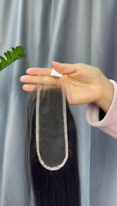 Peluca con cierre de diseño único, cabello humano, pre-arrancada, línea de cabello natural para uso diario y peinados de moda, disponible para la venta. - Product Image 6