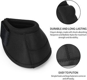 Protège-encoches TRUPEXA pour chevaux - Protection des sabots pour la course |   Protection Supérieure |   Facile à poser, attache rapide, boucle confortable - Product Image 6
