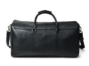 Genuine Leather Duffel <b>Bags</b> Large Space Leather Travel Duffle <b>Bags</b> for Men Custom Embossed Printing - Product Image 3