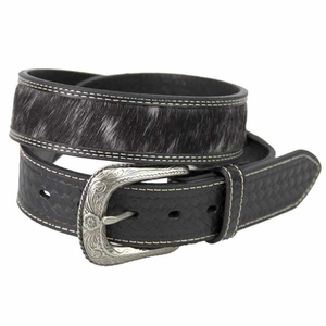 Ceintures en cuir de vachette véritable vintage unisexe en gros avec boucle automatique en alliage, logo personnalisé, fabriquées à la main, imperméables - Product Image 3