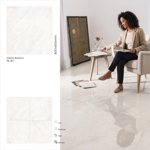 Baldosas de Porcelana Onice Suaves y Brillantes, Acabado Mármol Beige Premium, Garantía de 5 Años, 10 mm de Grosor, para Uso Residencial y Comercial - Product Image 6