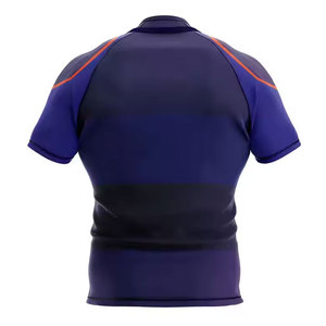 ชุดรักบี้ชายคุณภาพสูงแบบซับลิเมชั่นเต็มตัว ชุดรักบี้ OEM เสื้อเจอร์ซีย์โพลีเอสเตอร์ 100% ระบายอากาศได้ดี - Product Image 2