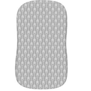 Funda de algodón para cuna, Sábana de cuna ajustada para bebé, patrón de flecha, colchón gris impermeable para recién nacido, ropa de cama para Moisés - Product Image 3