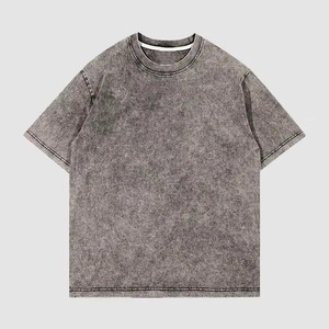 เสื้อยืดโอเวอร์ไซส์สไตล์วินเทจ ผ้าคอตตอนหนานุ่ม สำหรับผู้ชาย สตรีทแวร์ เสื้อยืดเปล่า คุณภาพพรีเมียม ยูนิเซ็กส์ รับผลิตตามแบบ OEM พร้อมสกรีนโลโก้ - Product Image 2