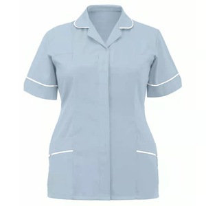 High Quality Men <b>Scrub</b> <b>Tops</b> Cotton Polyester Spandex Custom Short Sleeve Doctor Uniform Hospital Use Men <b>Scrub</b> <b>Tops</b> for Adult - Product Image 4