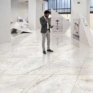 Carreaux de porcelaine vitrifiée Nano mat Vistaar 600x600mm 20mm 20 GVT, adhésif numérique pour revêtement de sol extérieur, villa, salle de bain - Product Image 1