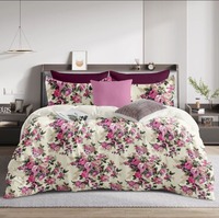 Parure de lit de luxe imprimée de qualité supérieure pour lit King Size, durable, 120 GSM, 100% polyester, 3 pièces, pour toutes les saisons