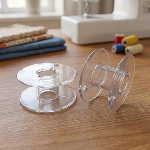 AA0055 <b>Sewing</b> machine plastic bobbin |Clear Plastic <b>Sewing</b> Bobbin <b>Case</b> Round Simple Design for <b>Sewing</b> Machine Accessory - Product Image 6