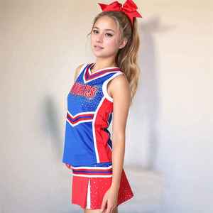 ชุดยูนิฟอร์มเชียร์ลีดเดอร์ผู้หญิงขายส่งปี 2026 ผลิตจากโพลีเอสเตอร์ 100% ปรับแต่งได้ สวมใส่สบาย คุณภาพสูง รับผลิตตามแบรนด์ OEM - Product Image 2