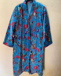 ชุดกิโมโนกำมะหยี่ลายเสือ ชุดคลุมกำมะหยี่ผ้าฝ้าย เสื้อแจ็คเก็ตกำมะหยี่ ชุดคลุมเจ้าสาว โดยผู้ผลิตและผู้ส่งออกชาวอินเดีย - Product Image 1