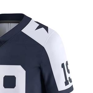 Camiseta de Fútbol Americano para Hombre de Alta Calidad, Material Transpirable, Opción de Talla Grande, Precio al por Mayor, Buenas Camisetas de Fútbol Americano - Product Image 4