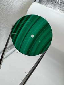 Esfera de Reloj de Piedra Malaquita Natural de 28.5mm, Esfera de Piedra Preciosa Verde para Movimiento Automático NH35, Personalización OEM - Product Image 4